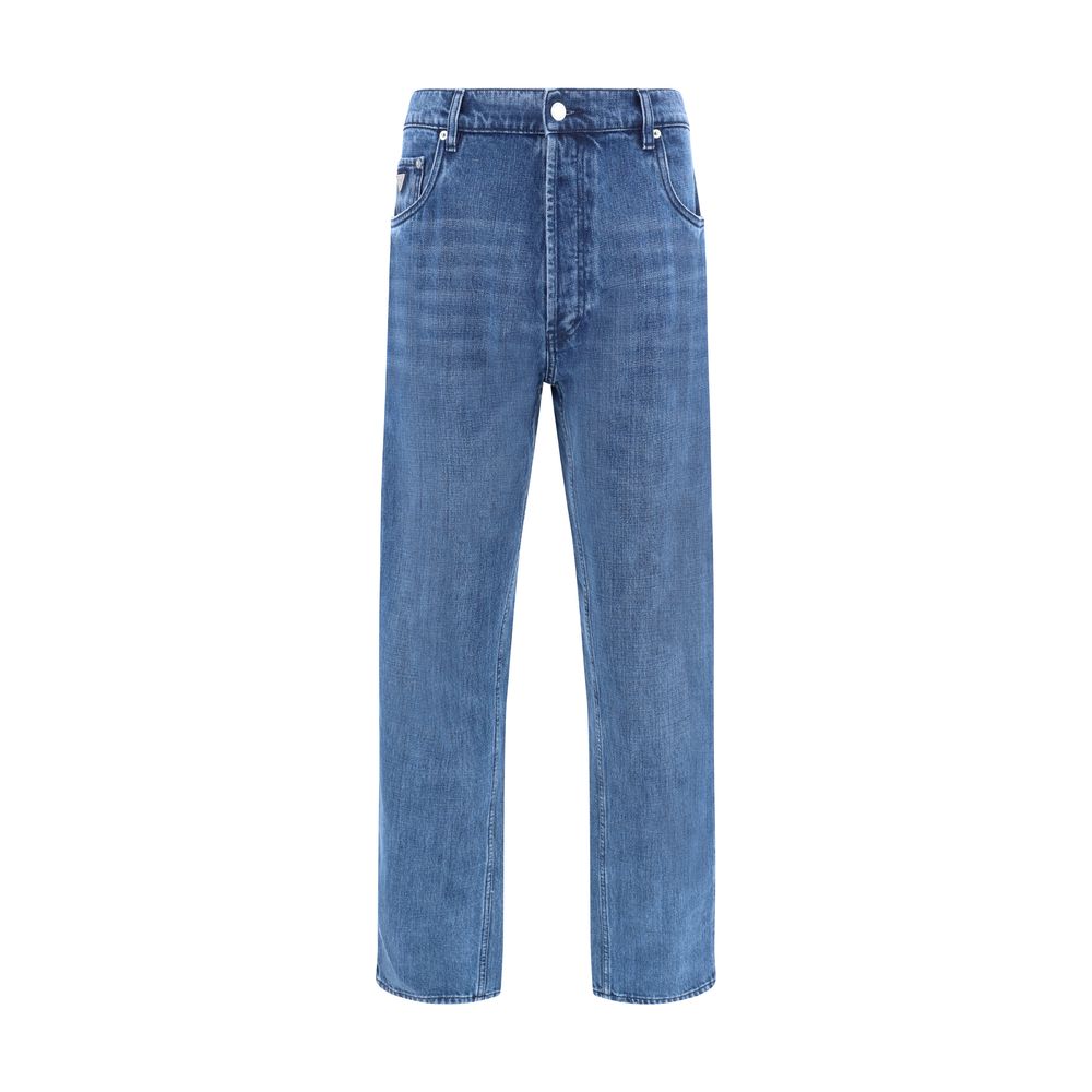 Calça jeans de algodão Prada