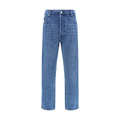 Calça jeans de algodão Prada