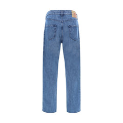 Calça jeans de algodão Prada