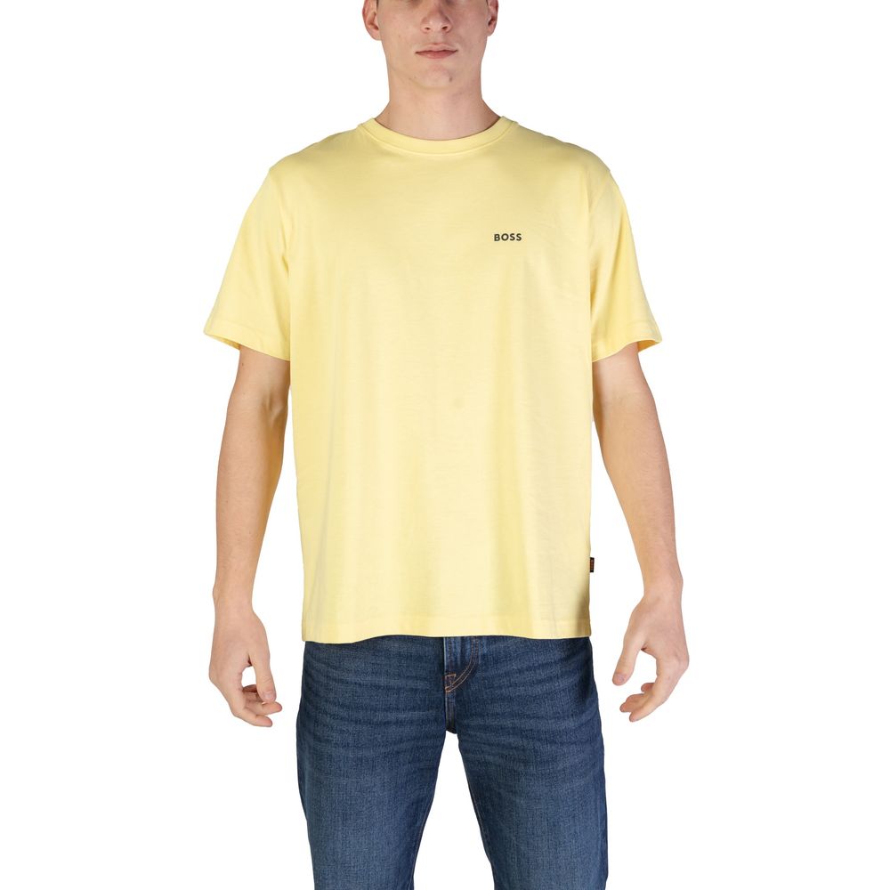 Camiseta Hugo Boss Amarela Algodão