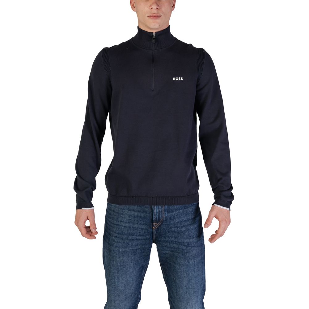 Hugo Boss Cardigan de algodão azul