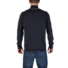 Hugo Boss Cardigan de algodão azul