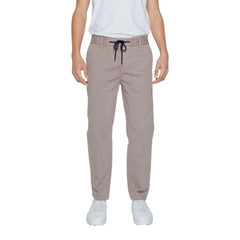 Calça de algodão marrom Hugo Boss