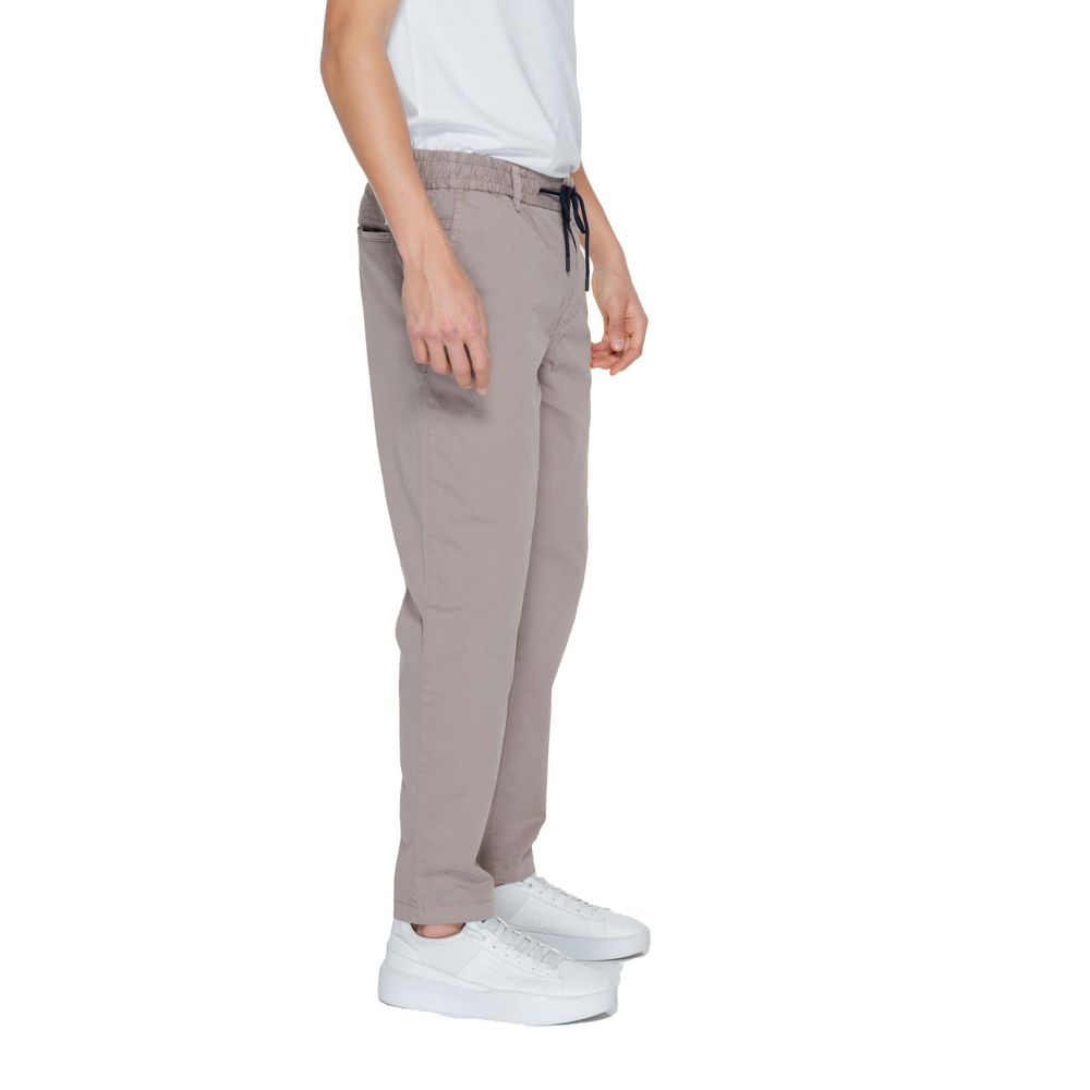 Calça de algodão marrom Hugo Boss