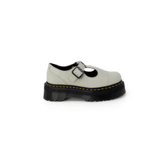 Sapato baixo de couro camurça verde Dr. Martens