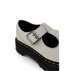 Sapato baixo de couro camurça verde Dr. Martens