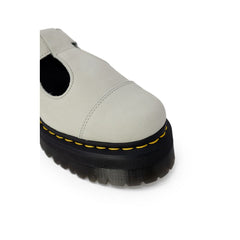Sapato baixo de couro camurça verde Dr. Martens