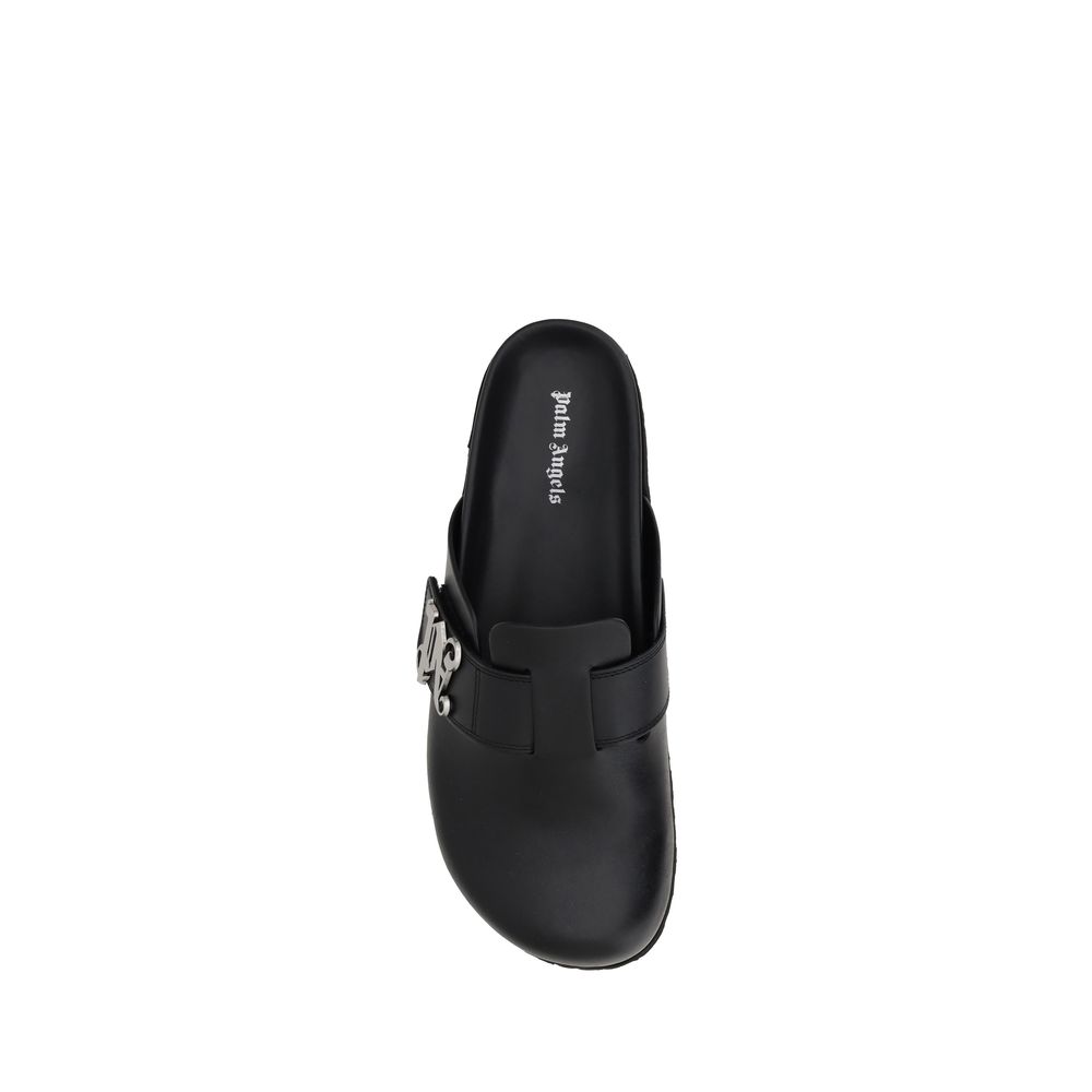 Mulas de couro Palm Angels