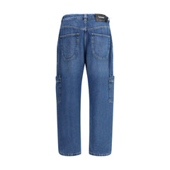 Calça Jeans Cargo Off-White