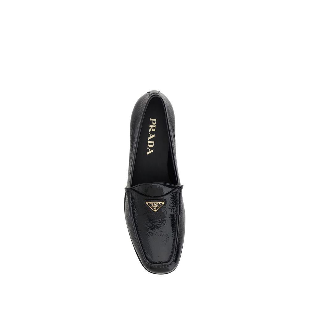 Mocassins com logotipo da Prada