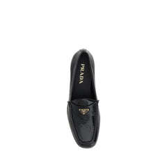Mocassins com logotipo da Prada