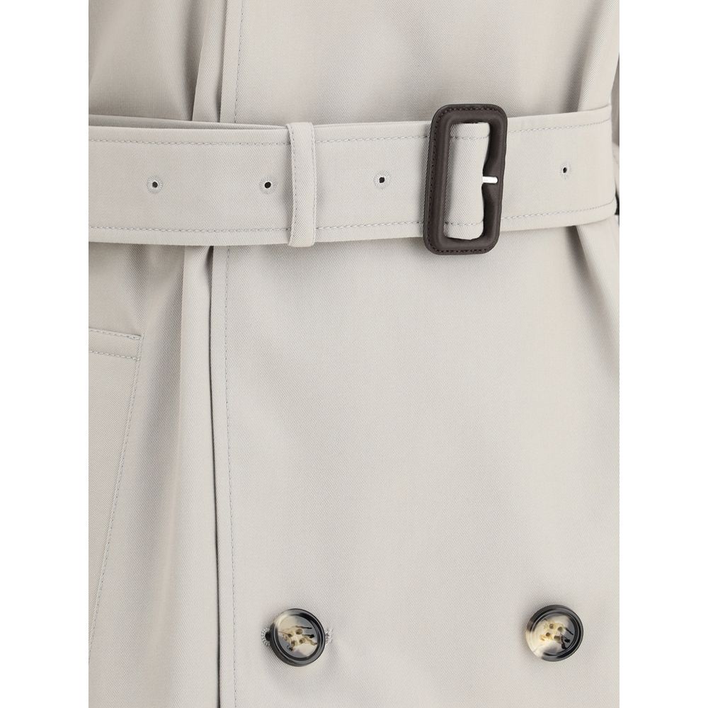 Jaqueta trench coat com abotoamento Burberry
