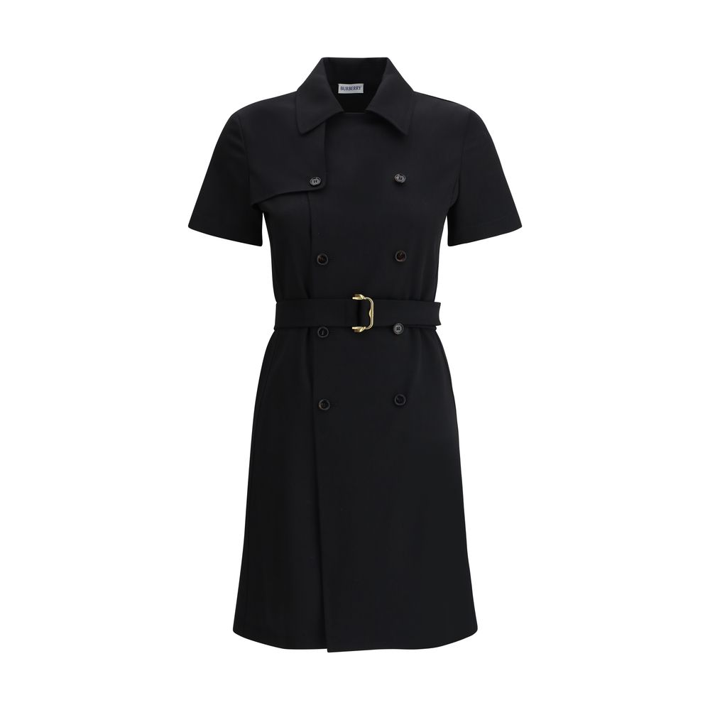 Vestido midi com cinto Burberry