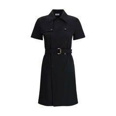Vestido midi com cinto Burberry