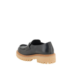 Mocassins de couro Prada