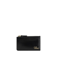 Porta-cartões com logotipo da Chloé