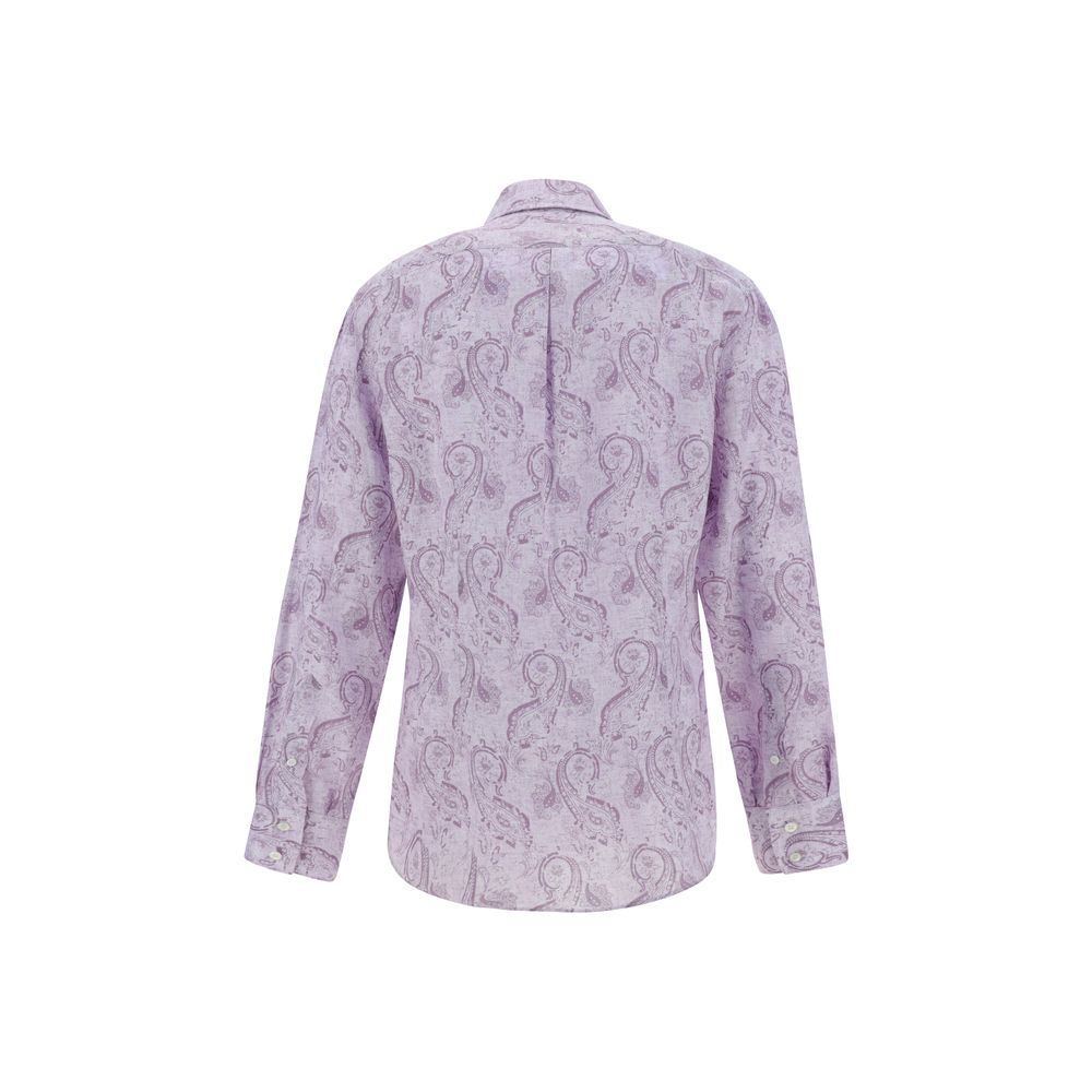 Camisa Brunello Cucinelli com estampa Paisley