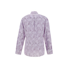 Camisa Brunello Cucinelli com estampa Paisley