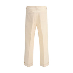 Calça Valentino de algodão com perna larga