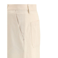 Calça Valentino de algodão com perna larga
