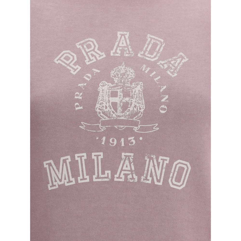 Camiseta de algodão Prada