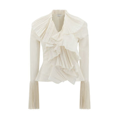 Camisa Alexander McQueen com Babados