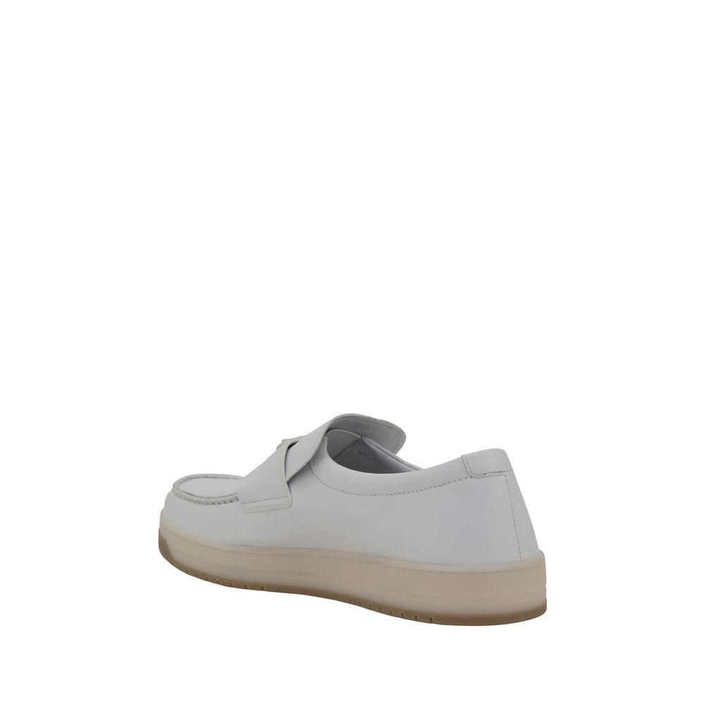 Mocassins com logotipo da Prada