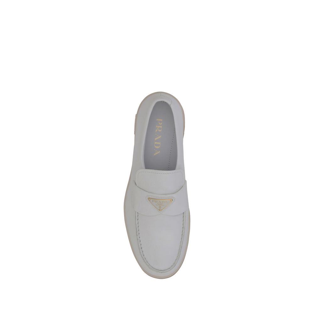 Mocassins com logotipo da Prada