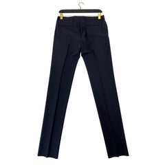 Calça Masculina Valentino Azul de Lã Virgem