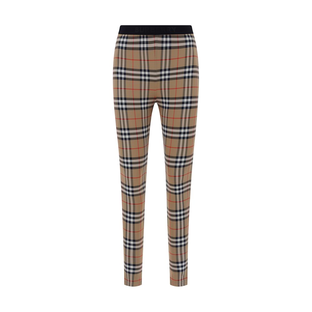 Leggings xadrez Burberry Archive