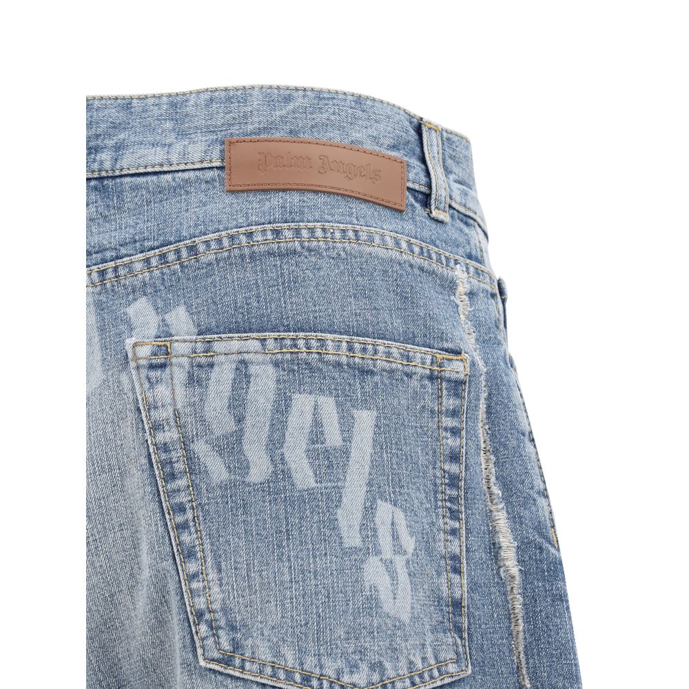 Calça jeans larga Palm Angels