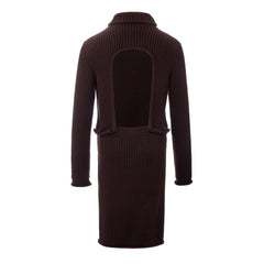 Vestido elegante de viscose marrom Bottega Veneta