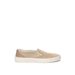 Tênis de couro bege Dior