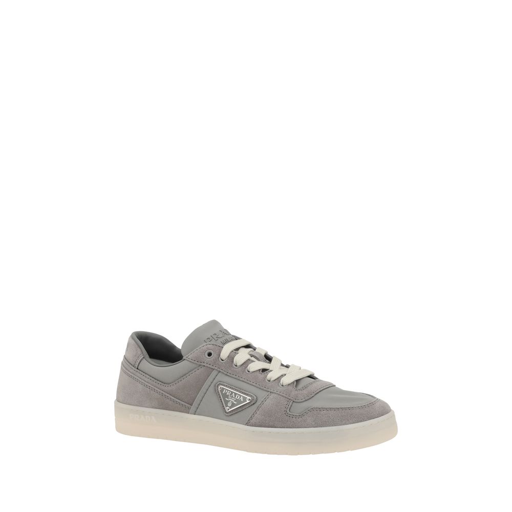 Tênis de couro Prada Suede