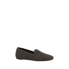 Brunello Cucinelli Mocassins de ráfia