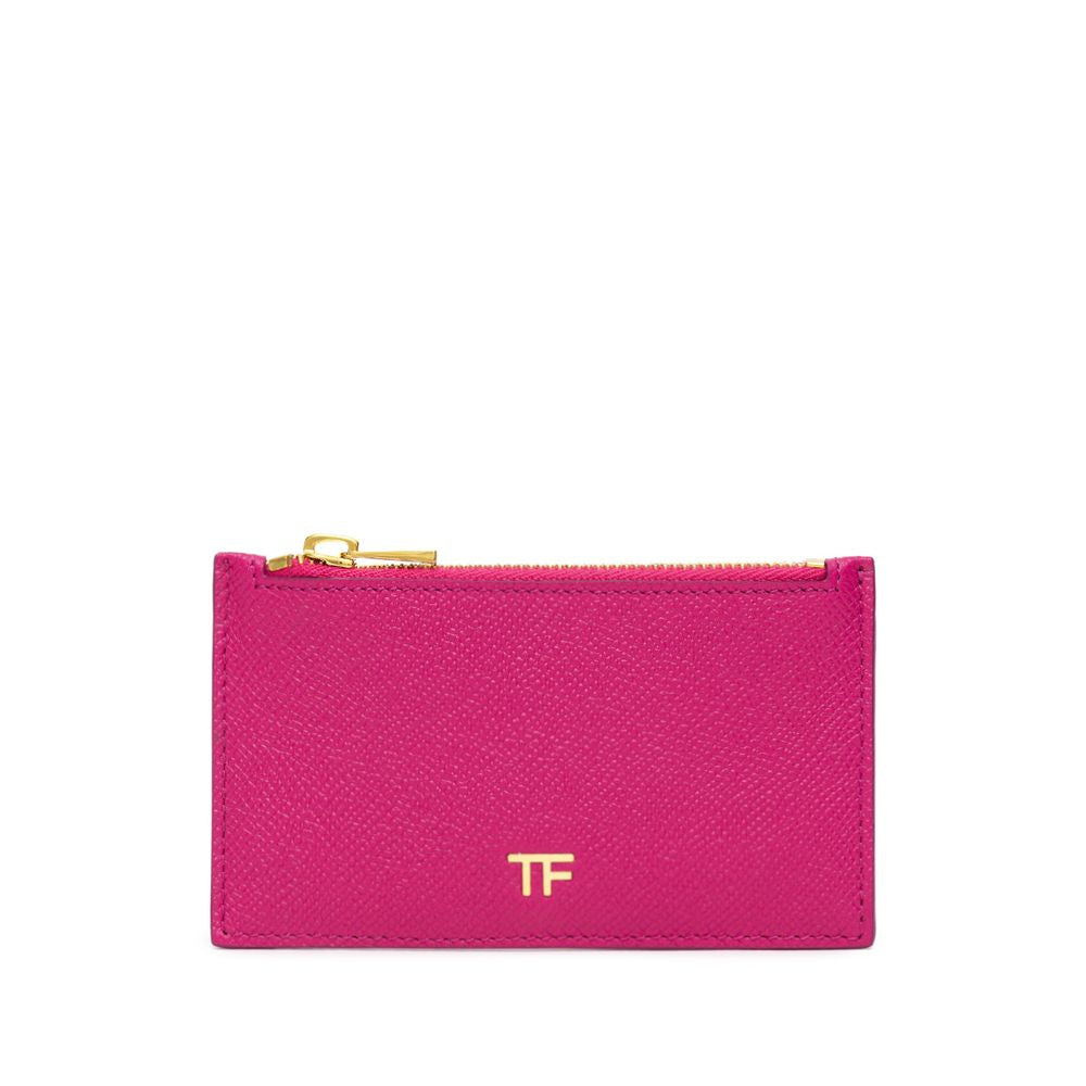 Carteira de couro fúcsia Tom Ford