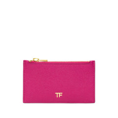 Carteira de couro fúcsia Tom Ford
