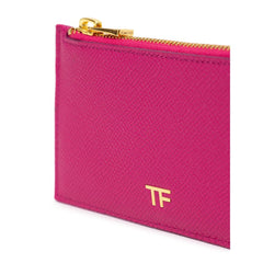 Carteira de couro fúcsia Tom Ford