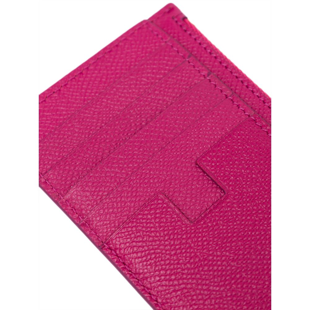 Carteira de couro fúcsia Tom Ford