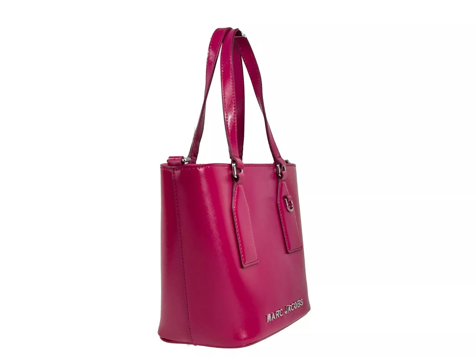 Bolsa transversal pequena de couro saffiano Marc Jacobs