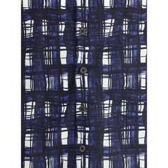 Camisa Prada Madras com padrão xadrez