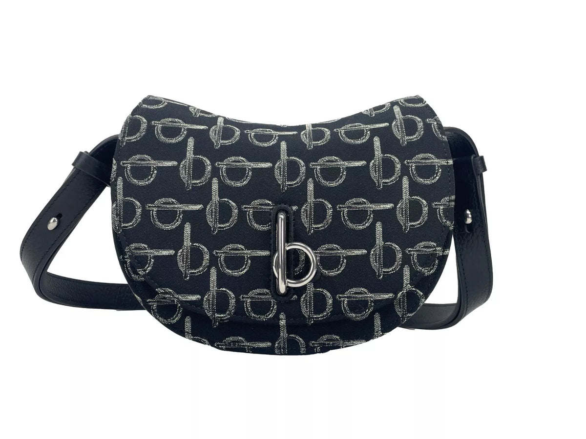 Bolsa transversal Burberry Mini Rocking Horse preta