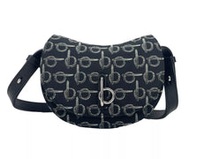 Bolsa transversal Burberry Mini Rocking Horse preta