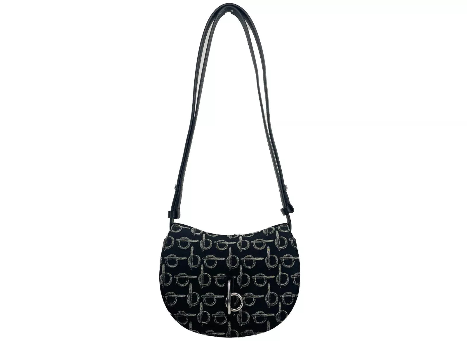 Bolsa transversal Burberry Mini Rocking Horse preta