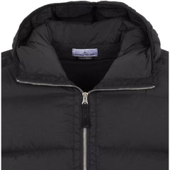 Jaqueta de Nylon Preta Stone Island