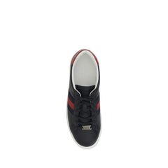 Tênis Gucci de couro preto