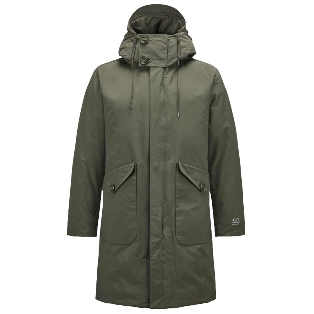 Jaqueta de poliéster verde da CP Company