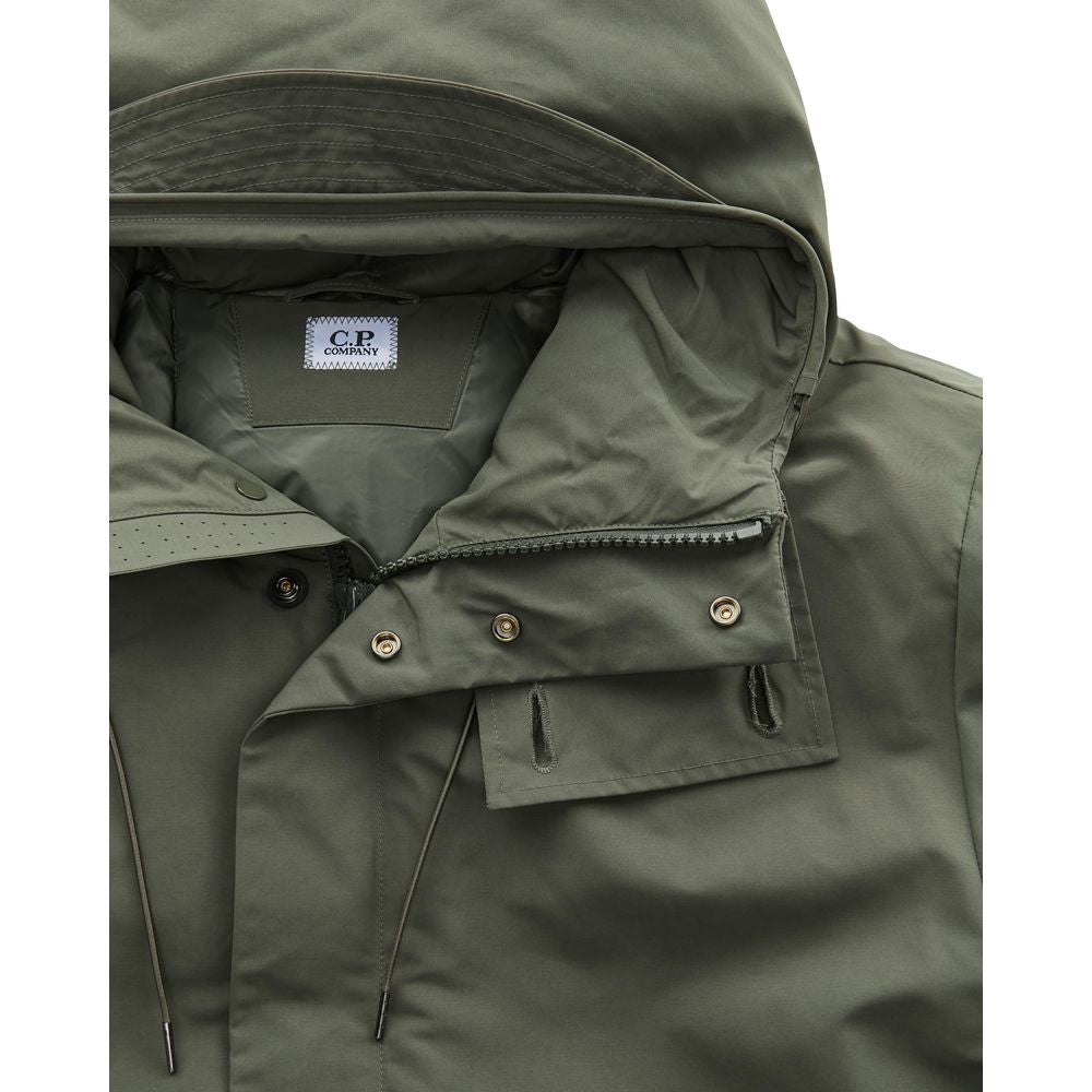 Jaqueta de poliéster verde da CP Company