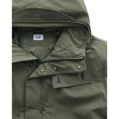 Jaqueta de poliéster verde da CP Company