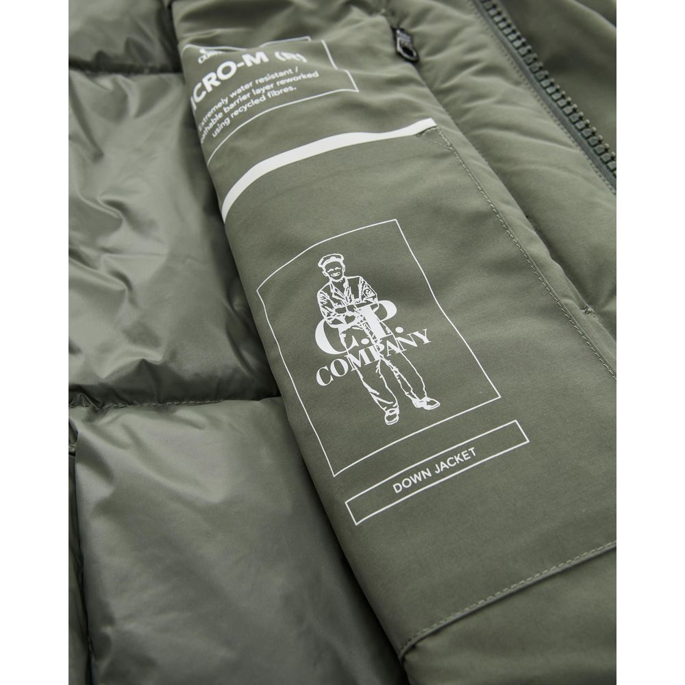 Jaqueta de poliéster verde da CP Company